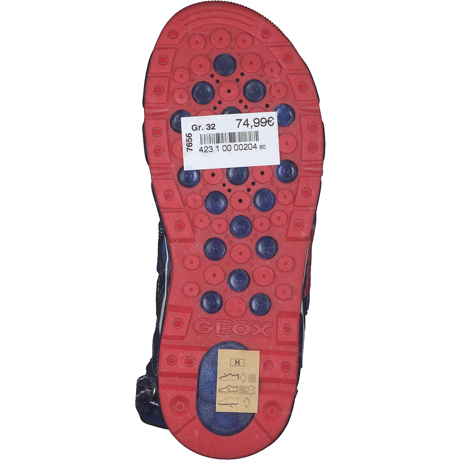 Geox J350QA, Sandalen (Kinder), Kinder, ROYAL/LIME
