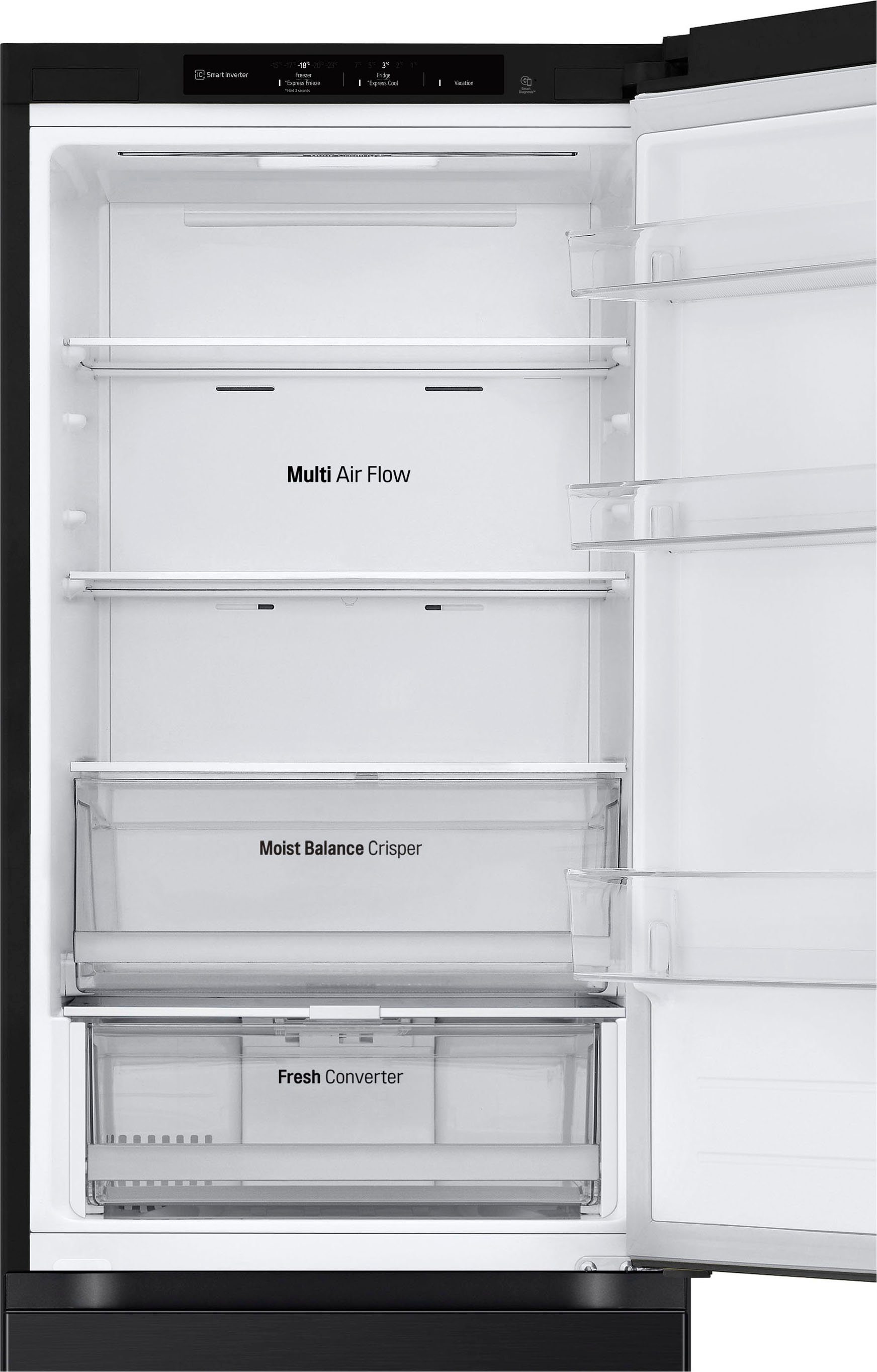 LG Kühl-/Gefrierkombination Serie 3 GBV3100CEP, 186 cm hoch, 59,5 cm breit