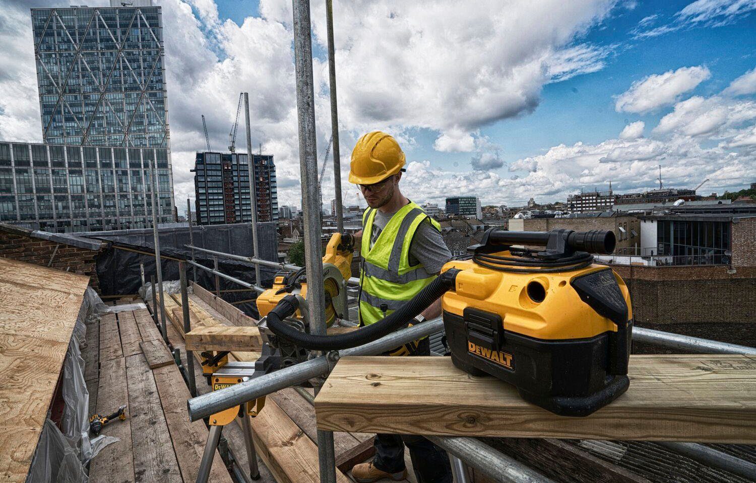 DeWalt Nass-Trocken-Akkusauger DCV584L-QW, beutellos, Basisversion (ohne AKKU & Netzteil)