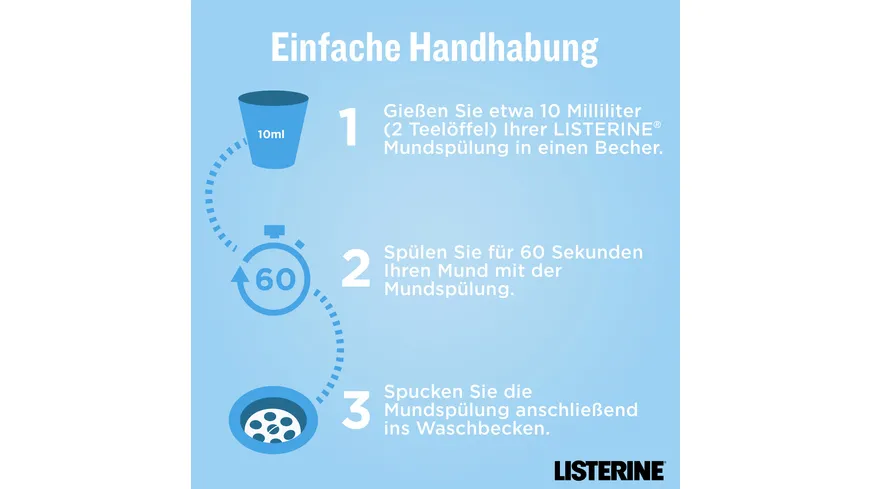 Listerine Mundspülung Advanced White Mild 500 ml