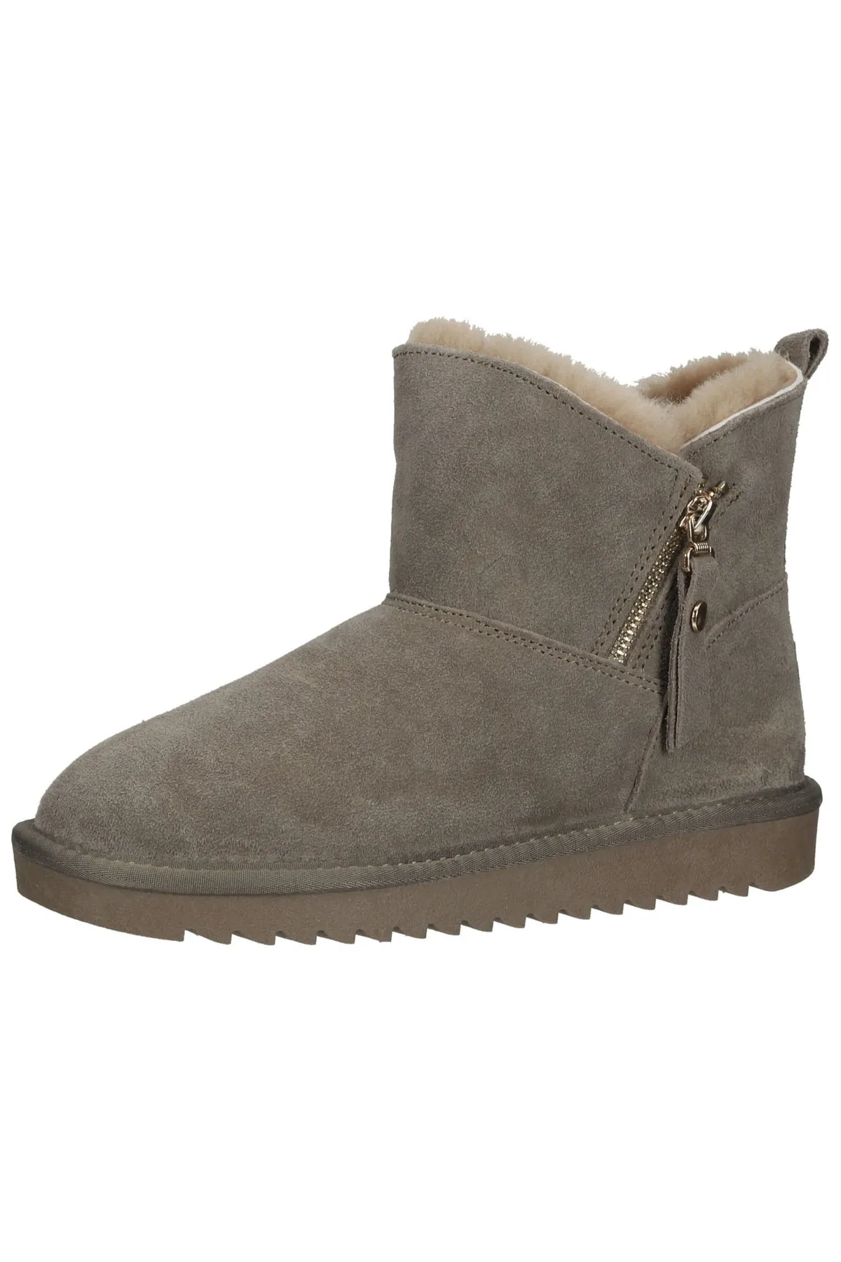 ARA  Stiefelette - Beige - Flacher Absatz