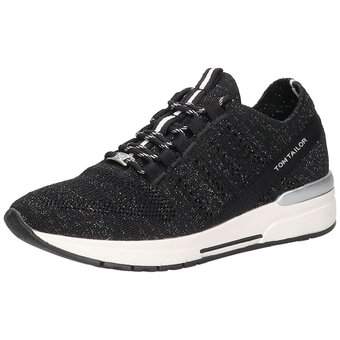 Tom Tailor Sneaker in schwarz