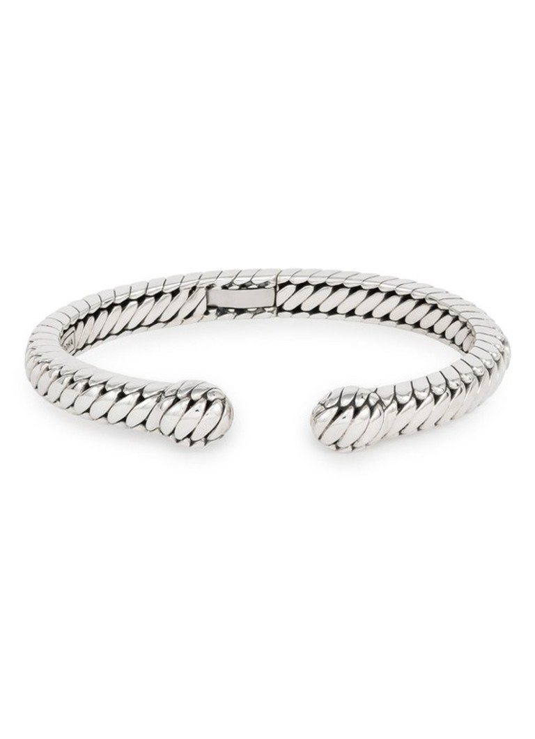 Buddha to Buddha  Ben Torque bangle van zilver