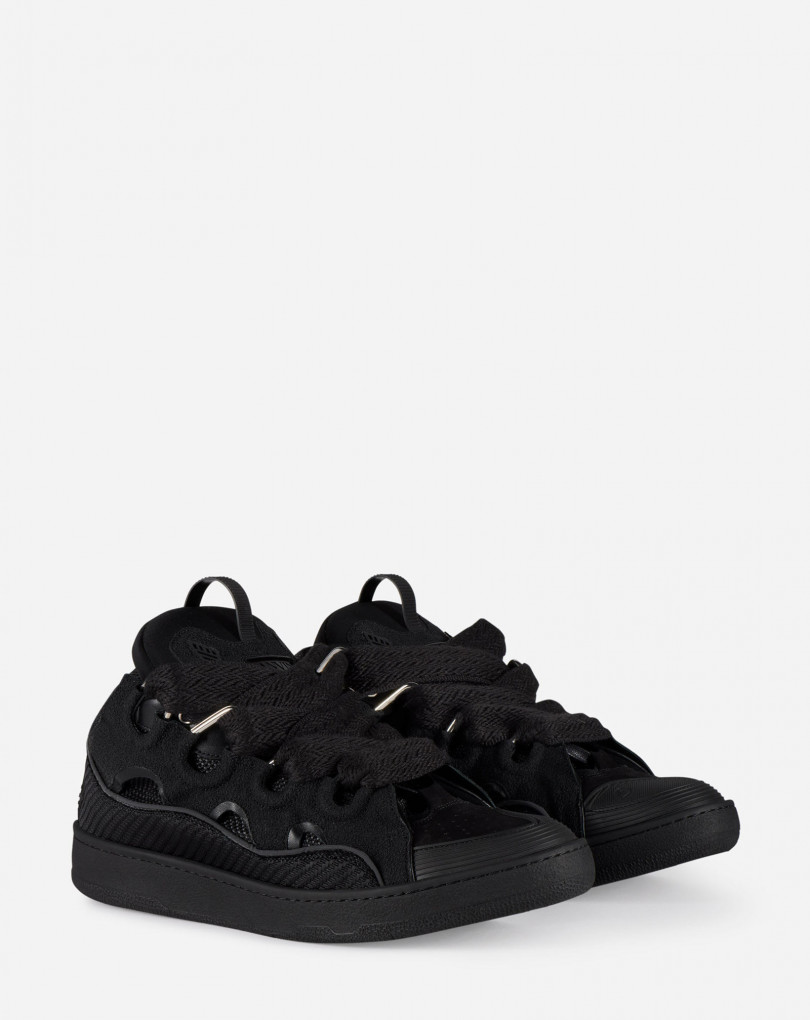 SNEAKERS CURB EN CUIR