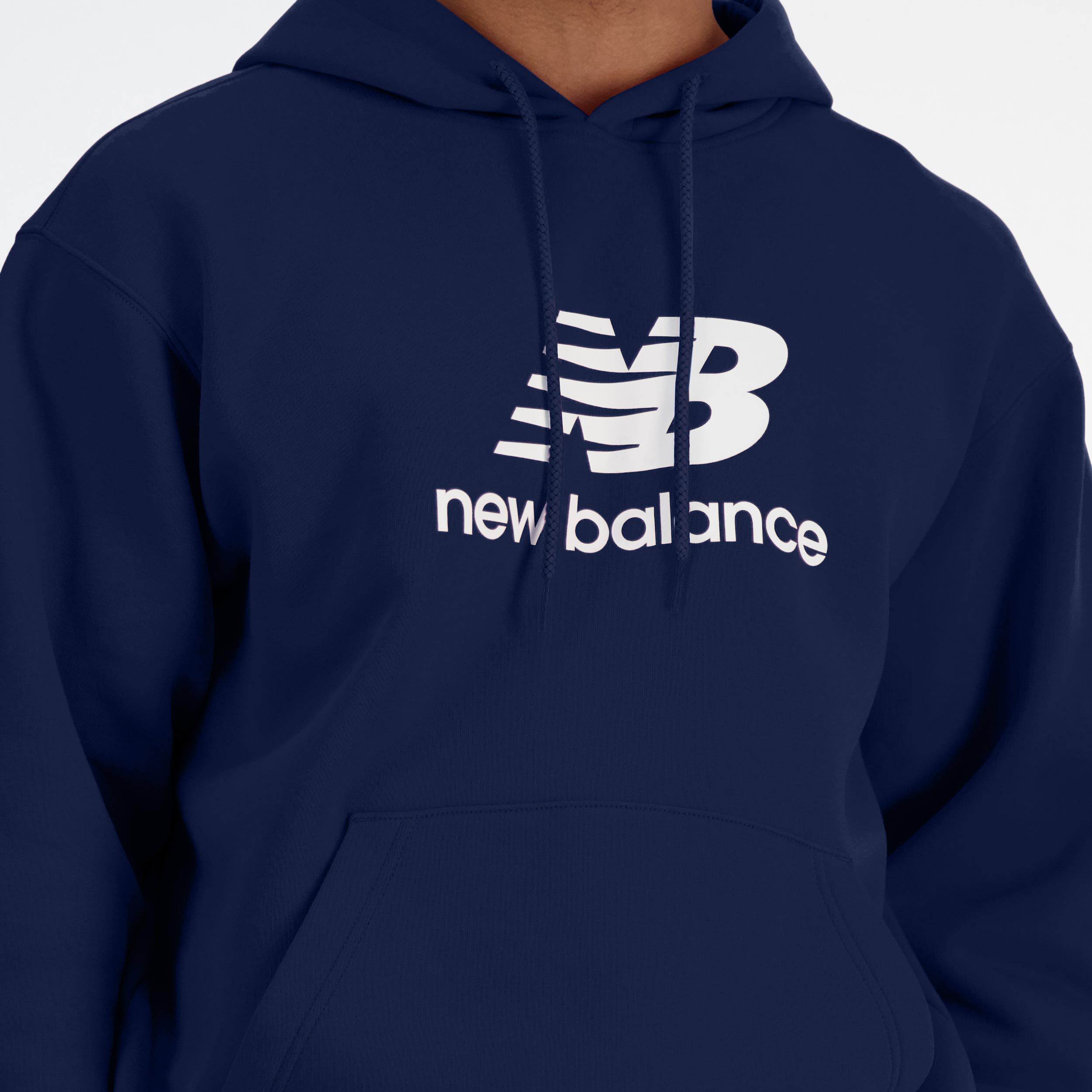 Logo French Terry Hoodie Hoody Herren - Dunkelblau