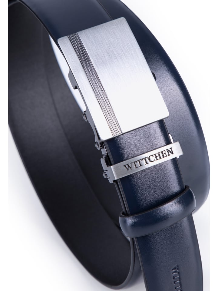 Wittchen Leather belt in Dark blue günstig kaufen