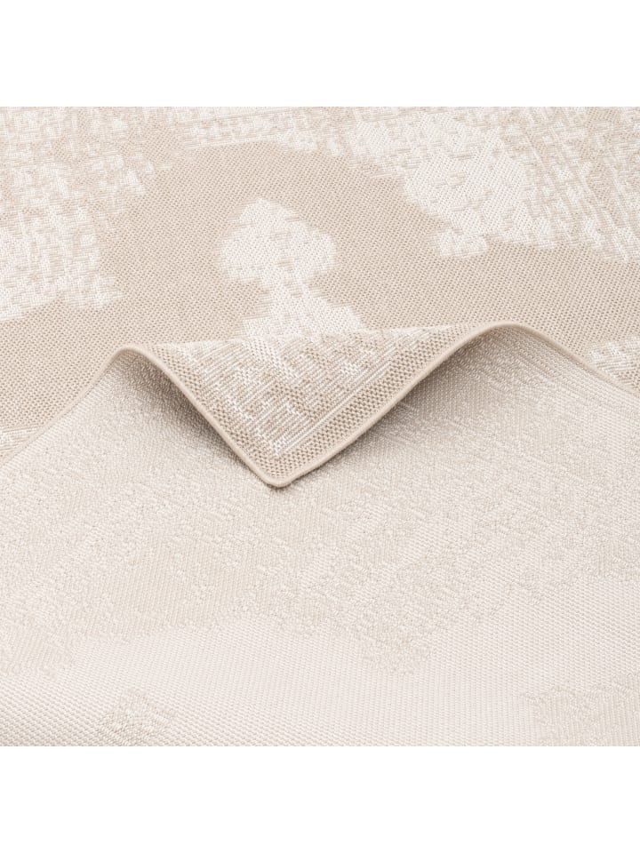 Pergamon In & Outdoor Teppich Marbella Orient Vintage in Beige günstig kaufen