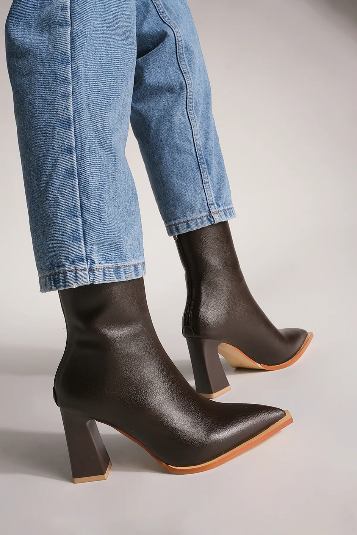 Marjin  Stiefelette - Braun - Blockabsatz