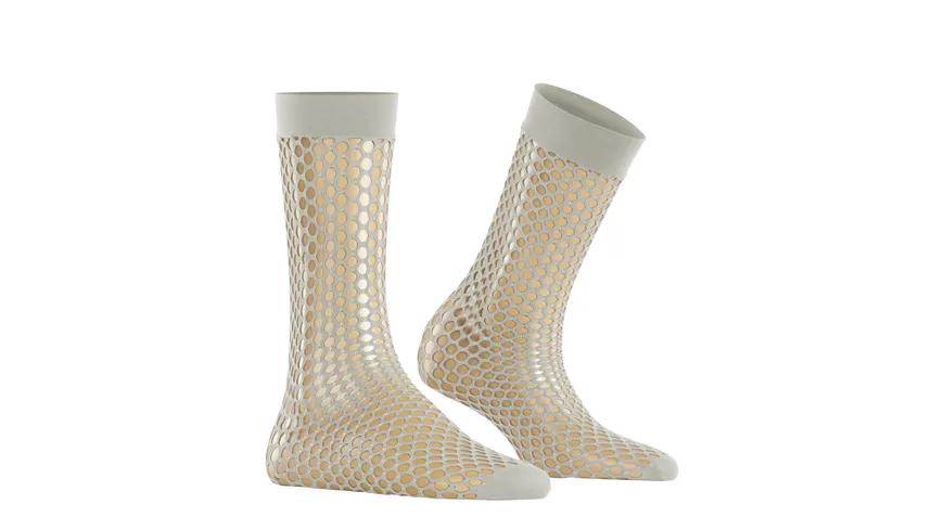 FALKE Damen Netz Söckchen Craftcore grau