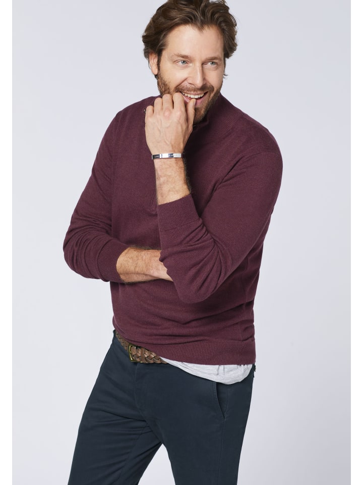 Polo Sylt Strickpullover in Lila günstig kaufen