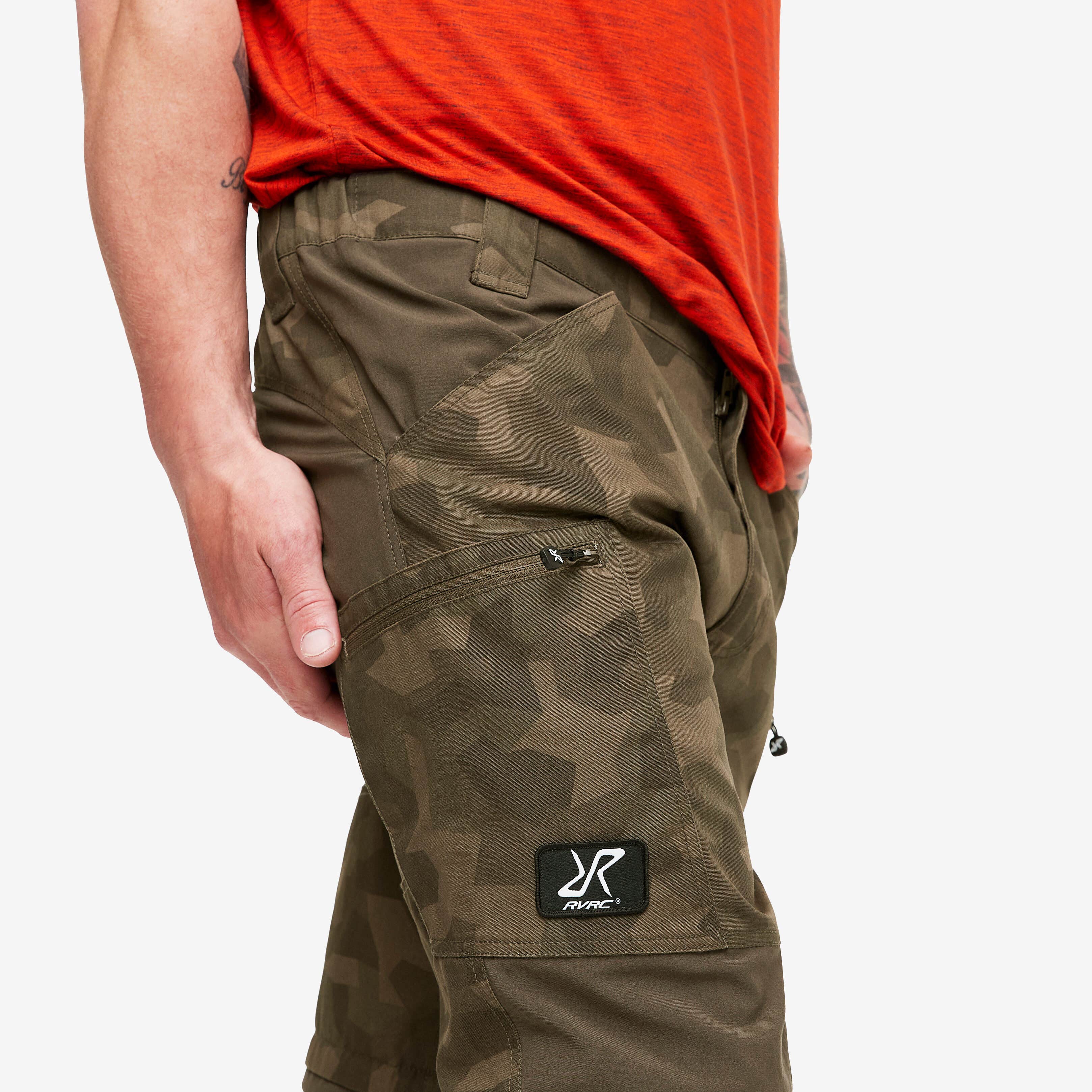 Nordwand Pro Zip-off Pants Homme Earth Camo