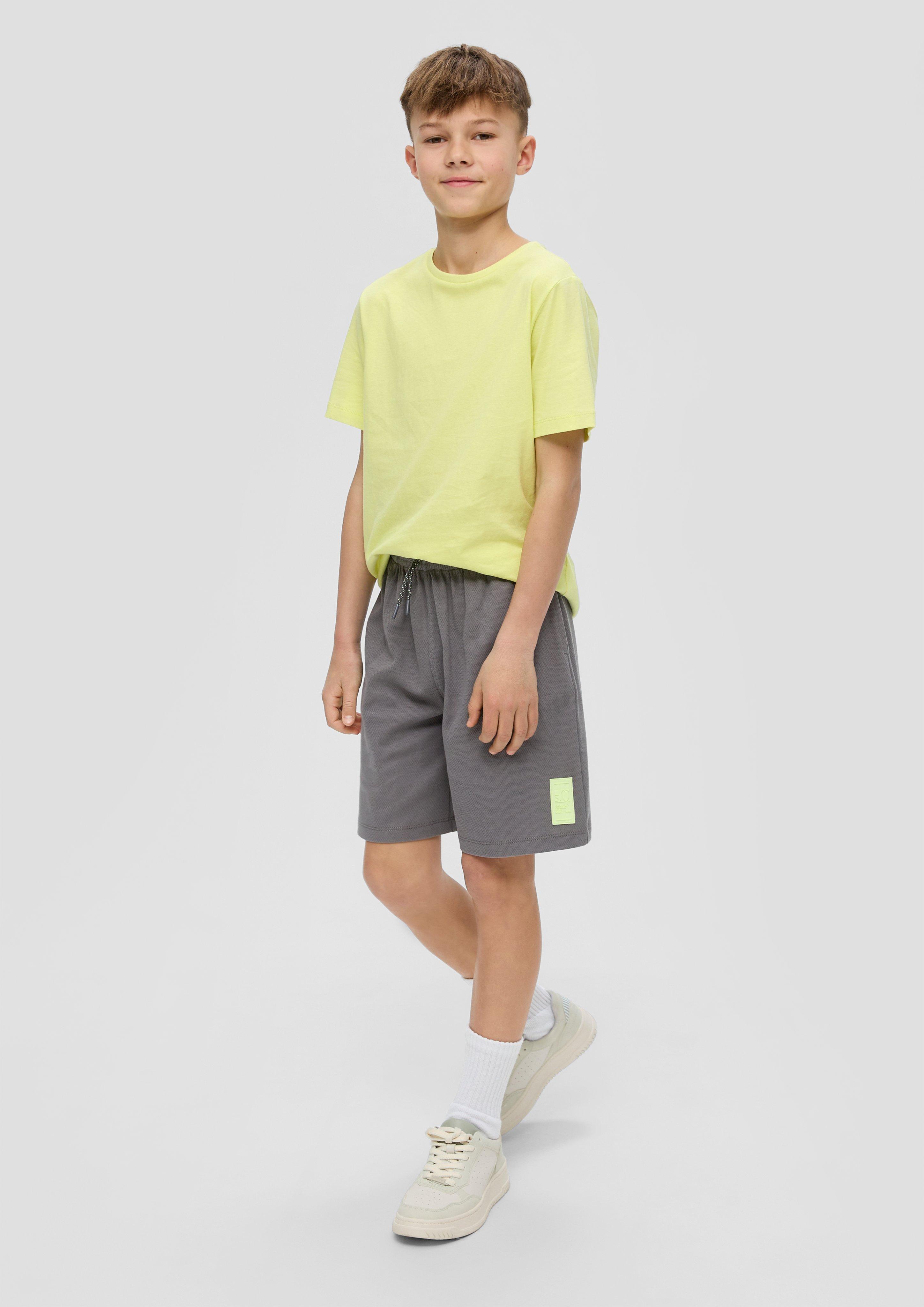 Loose: Bermuda aus Mesh-Fabric  2143091-9439
