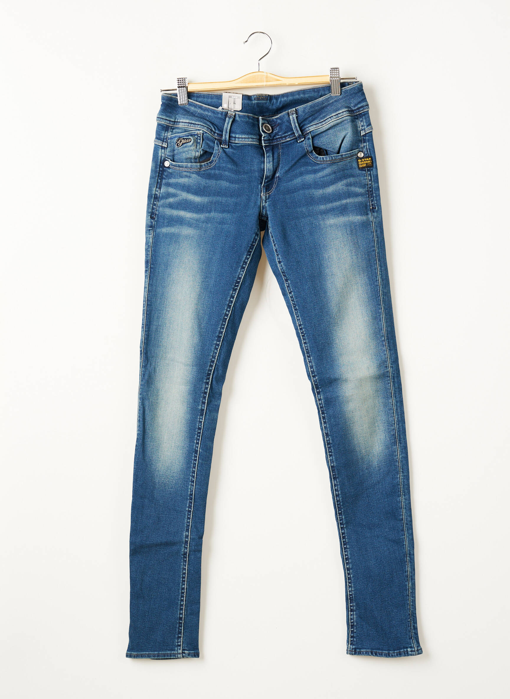G Star Jeans Coupe Slim Femme couleur bleu