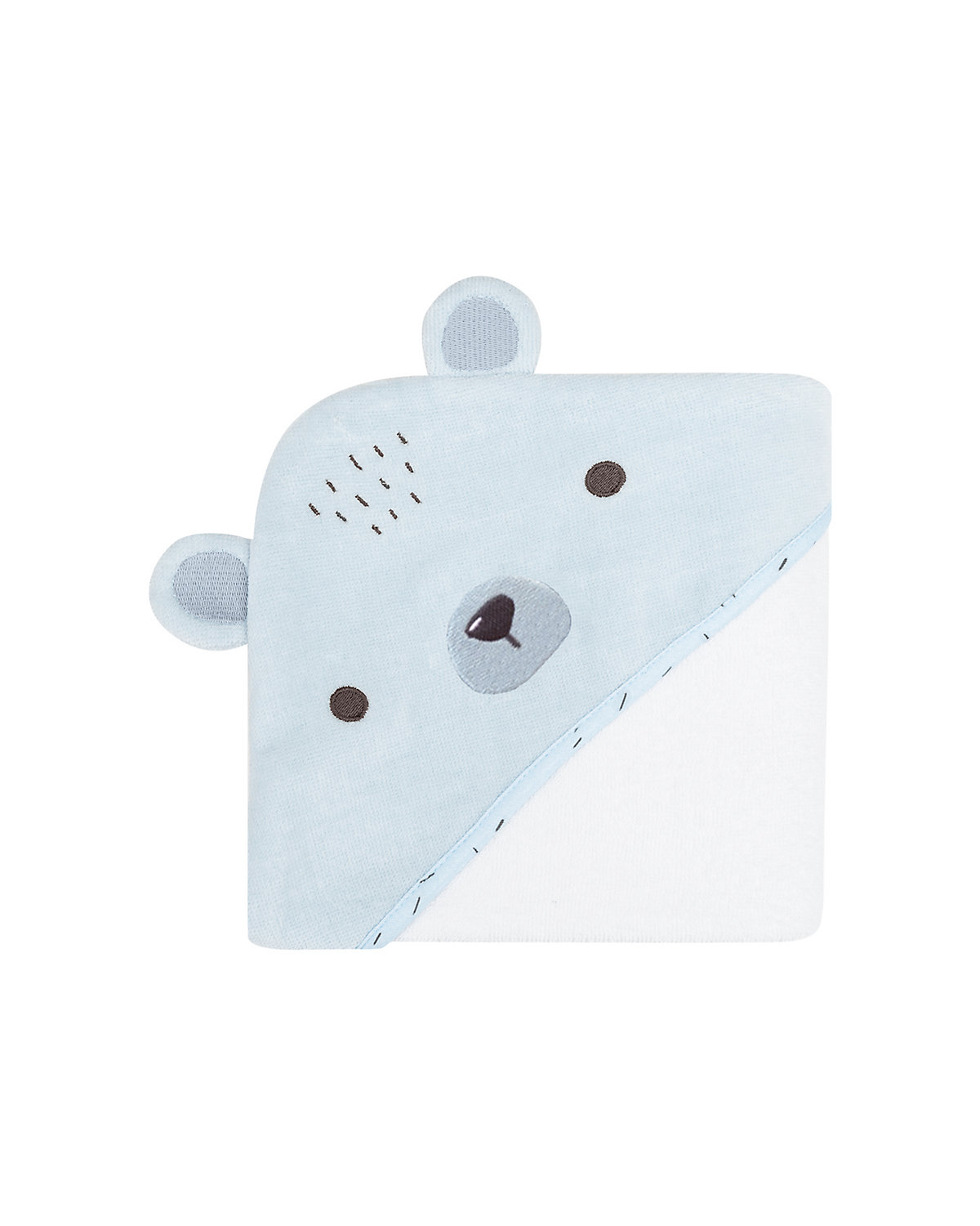 Kapuzenhandtuch Bär 90 x 90 cm 100% Baumwolle 3D-Ohren Kapuzenbadetücher