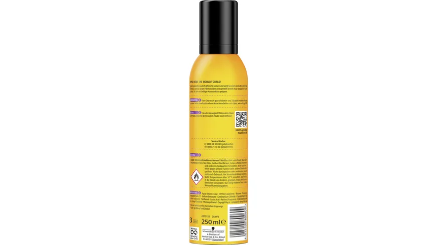 GOT2B Schaumfestiger Lockmittel Locken Mousse 250 ml 250 ml