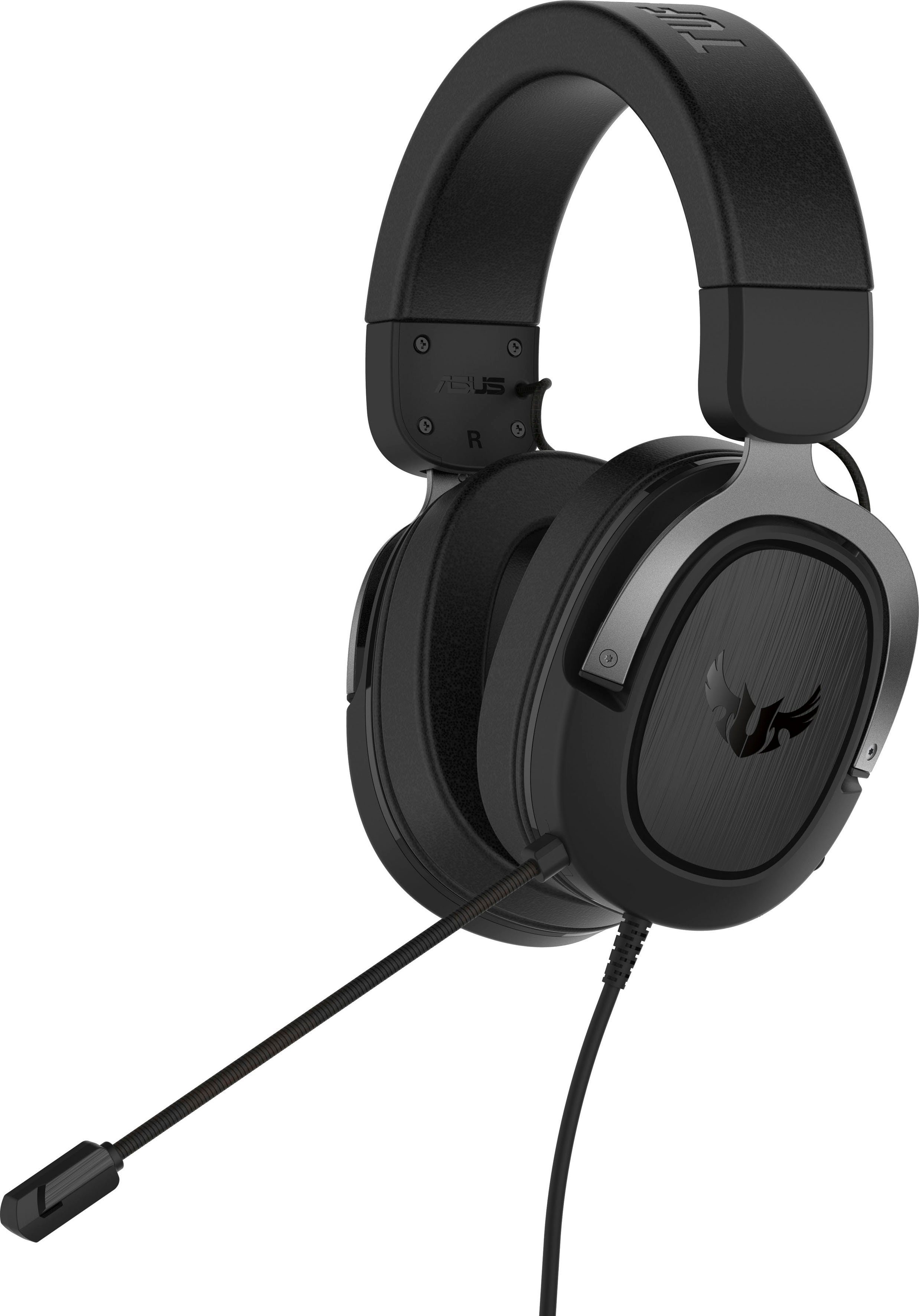 Asus TUF GAMING H3 GUN METAL, Headset Gaming-Headset (Plattformübergreifend)