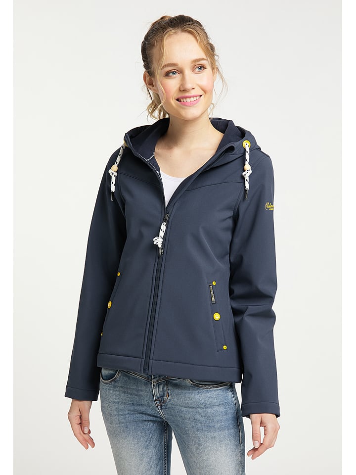 Schmuddelwedda Softshelljacke in Dunkelblau günstig kaufen