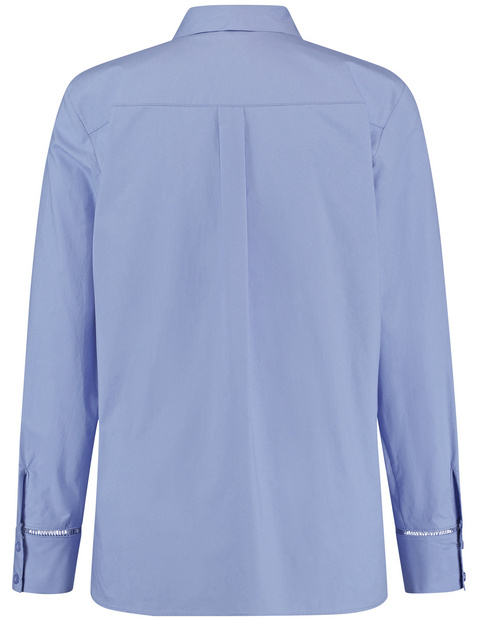 Elegante Schluppenbluse aus nachhaltiger Baumwolle