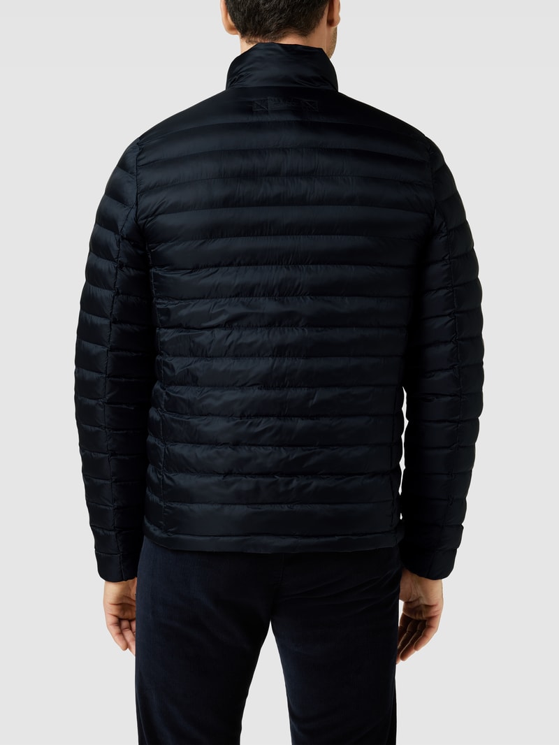 Jacke mit Label-Details in schwarz