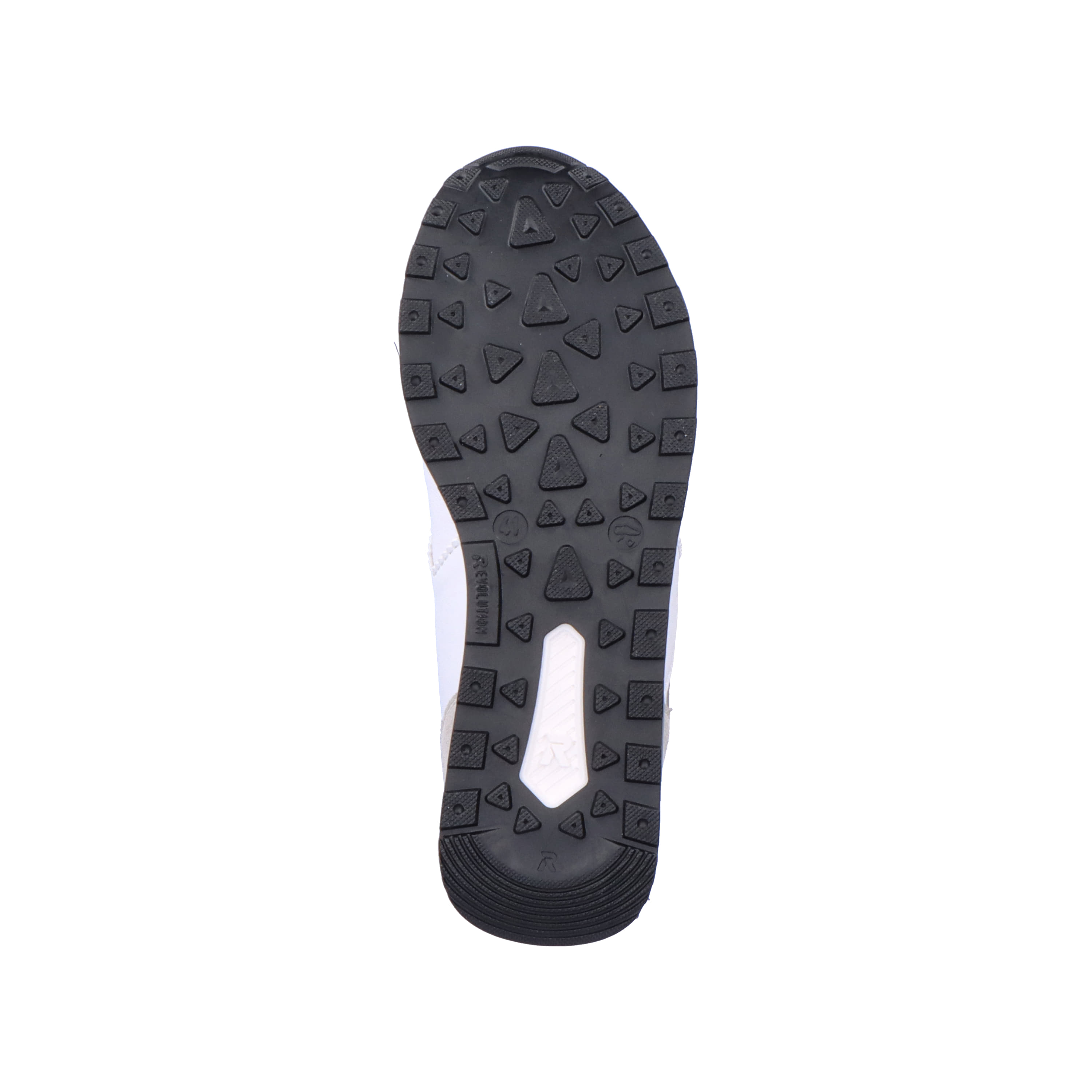 Rieker Herren Sneaker Low brilliant-white graphite-grey
