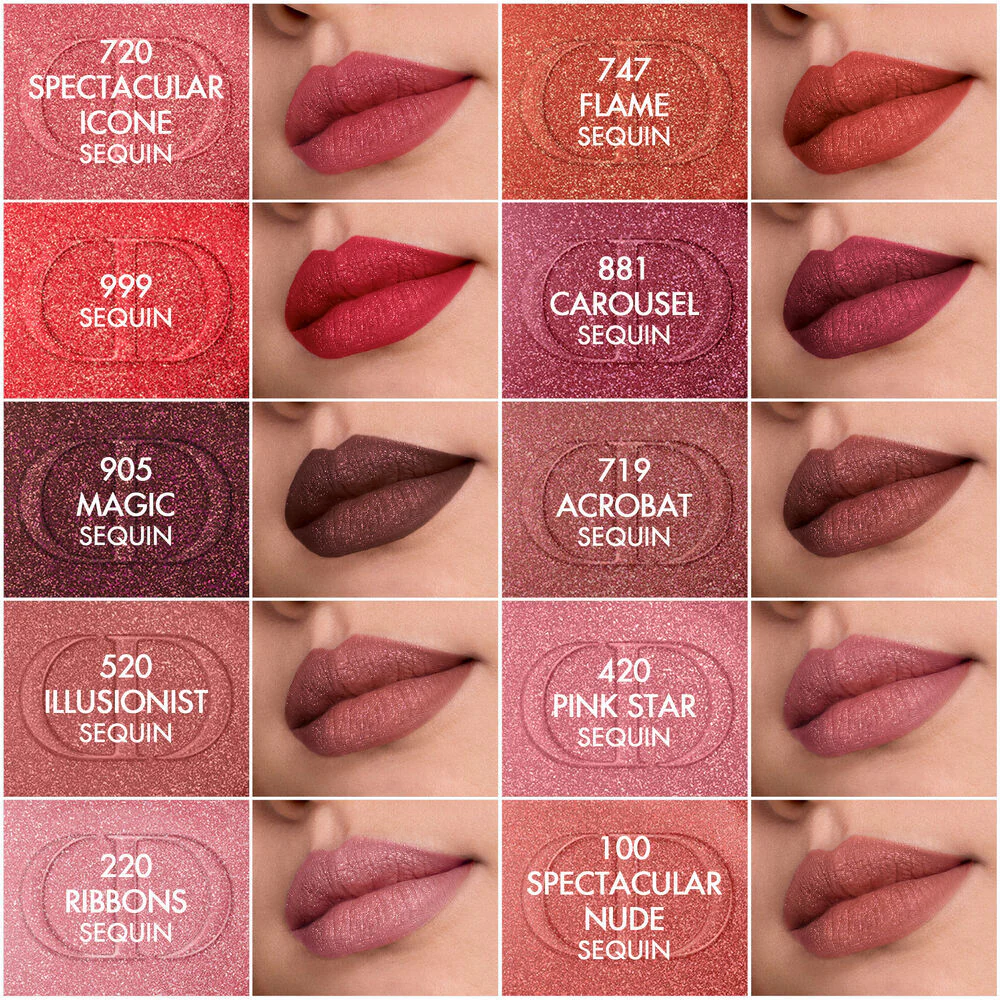Tekuté rúže Rouge Dior Sequin Duo – limitovaná edícia - rúž, lesk