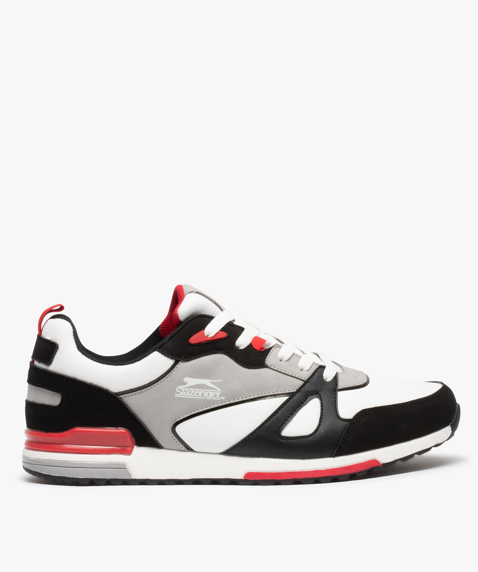 Baskets homme colorées à lacets - Slazenger blanc | GEMO