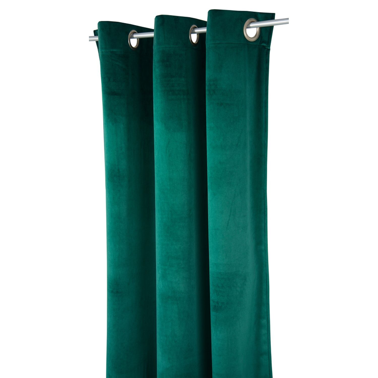 Ösenvorhang mit Samtoptik 135x245cm FRENCH VELVET