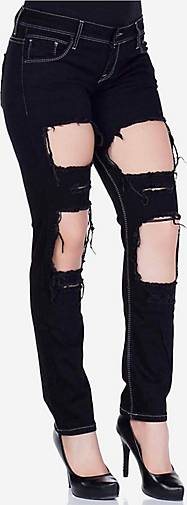 Cipo & Baxx Jeanshose im coolen Destroyed-Look