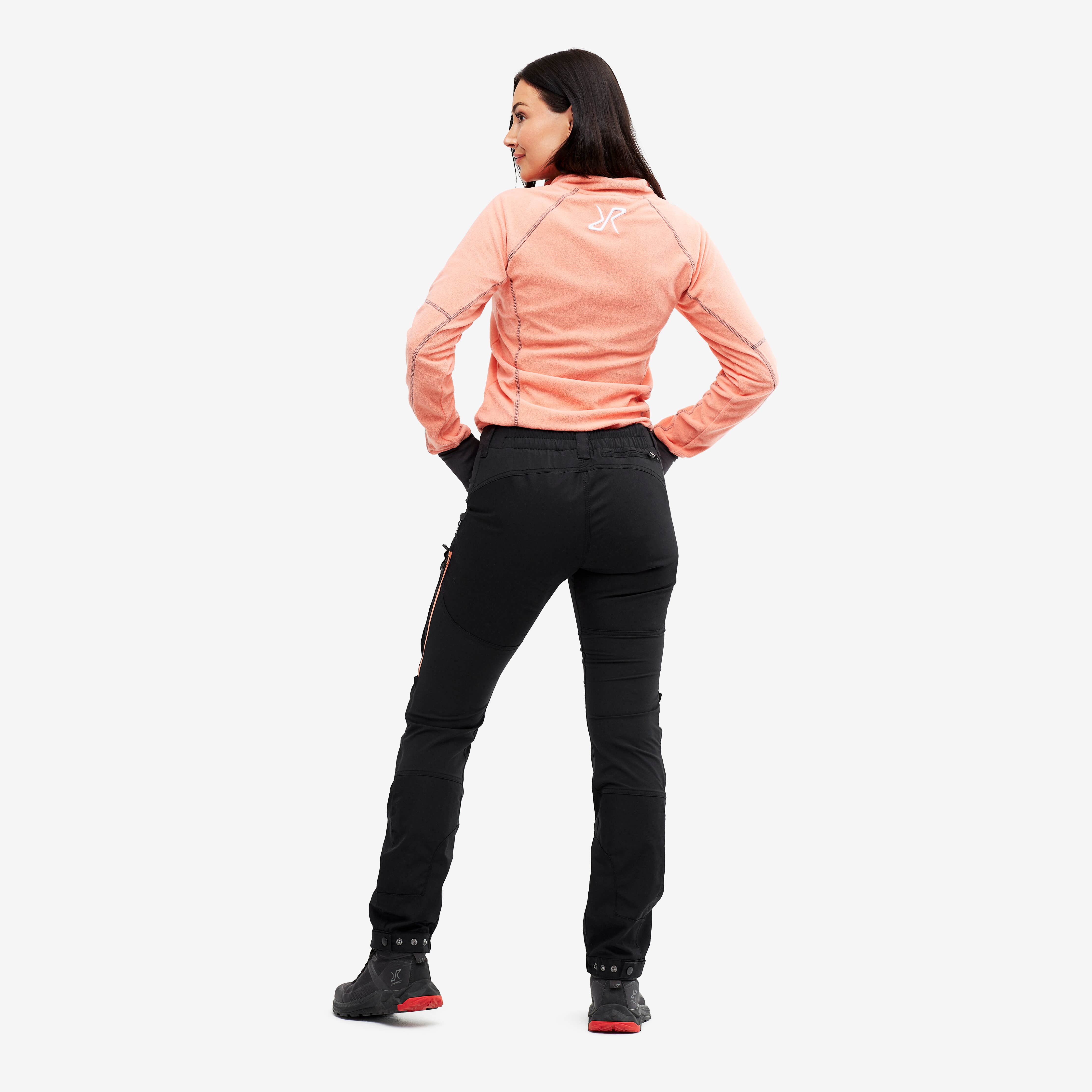 RVRC GP Pro Pants Femme Black/Burnt Coral
