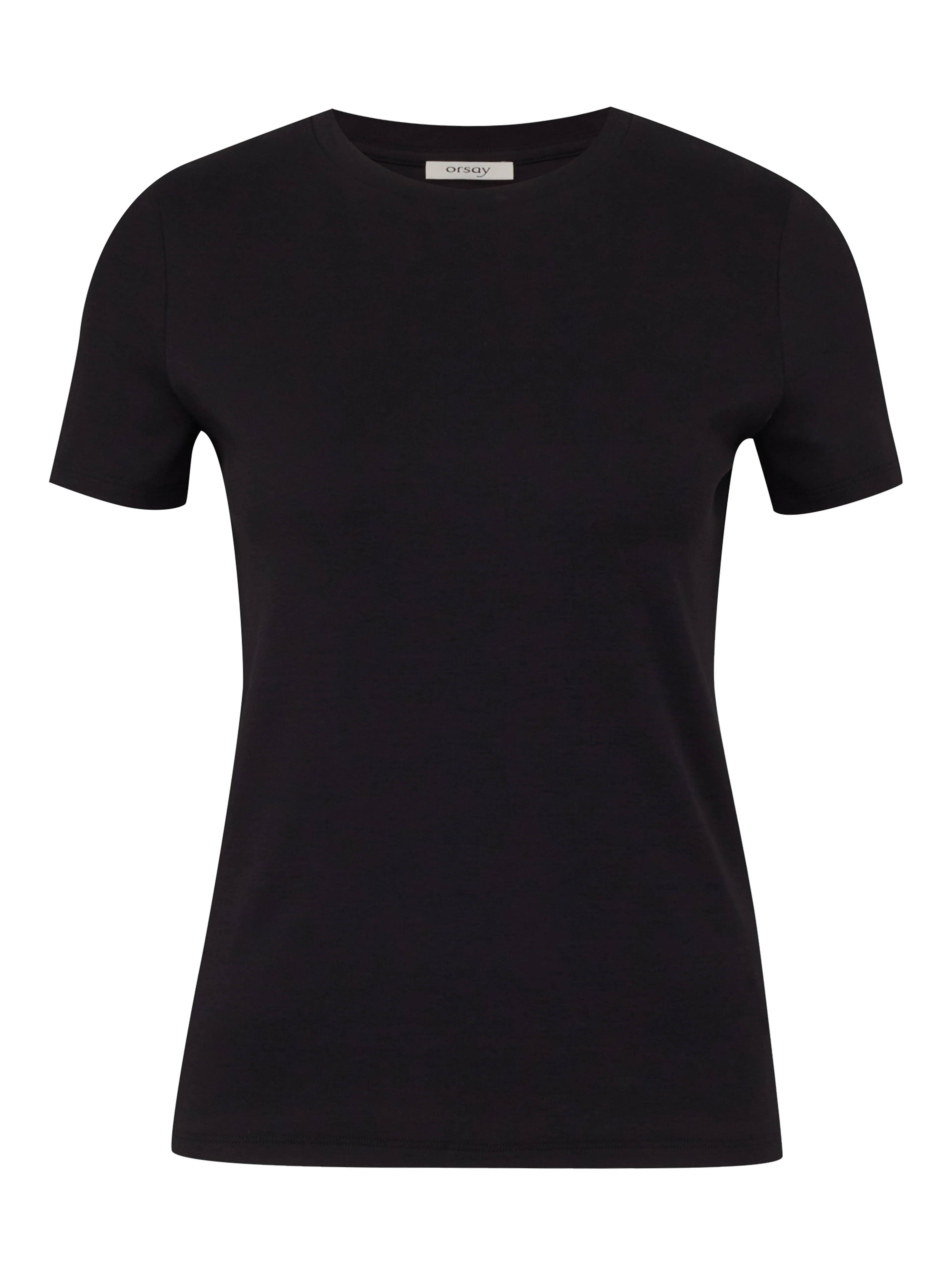 Schwarzes Damen-Kurzarm-T-Shirt ORSAY