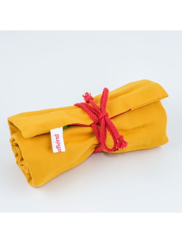Waldorfkind 12er Rollmäppchen für Wachsmalstifte und Blöckchen. in curry/kirsche günstig kaufen onesize