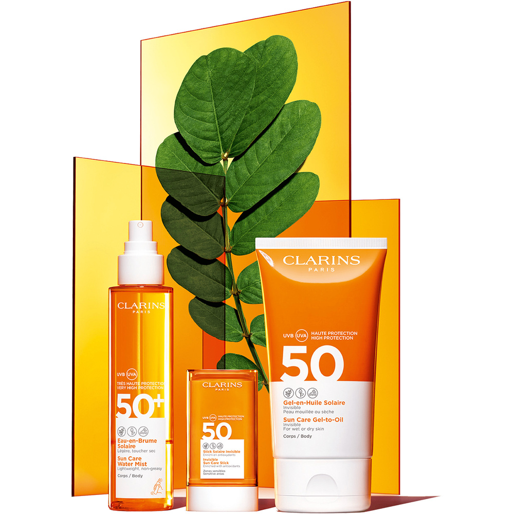 Clarins Gel-en-Huile Solaire  Corps UVA/UVB SPF50 Crème solaire