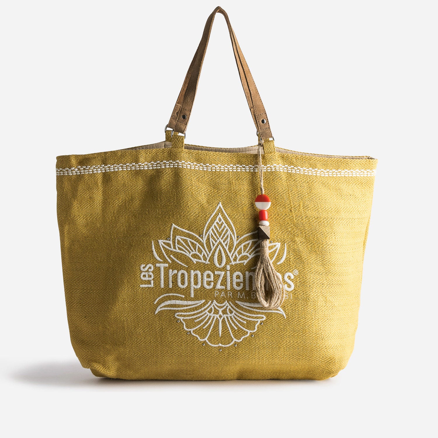 Sac cabas LES TROPEZIENNES BY M.BELARBI jaune