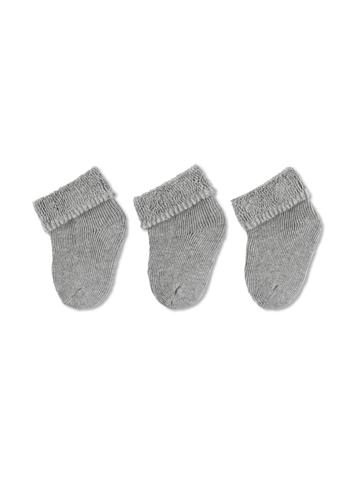 Sterntaler Erstlingssocken 3er-Pack uni in silber mel. günstig kaufen onesize