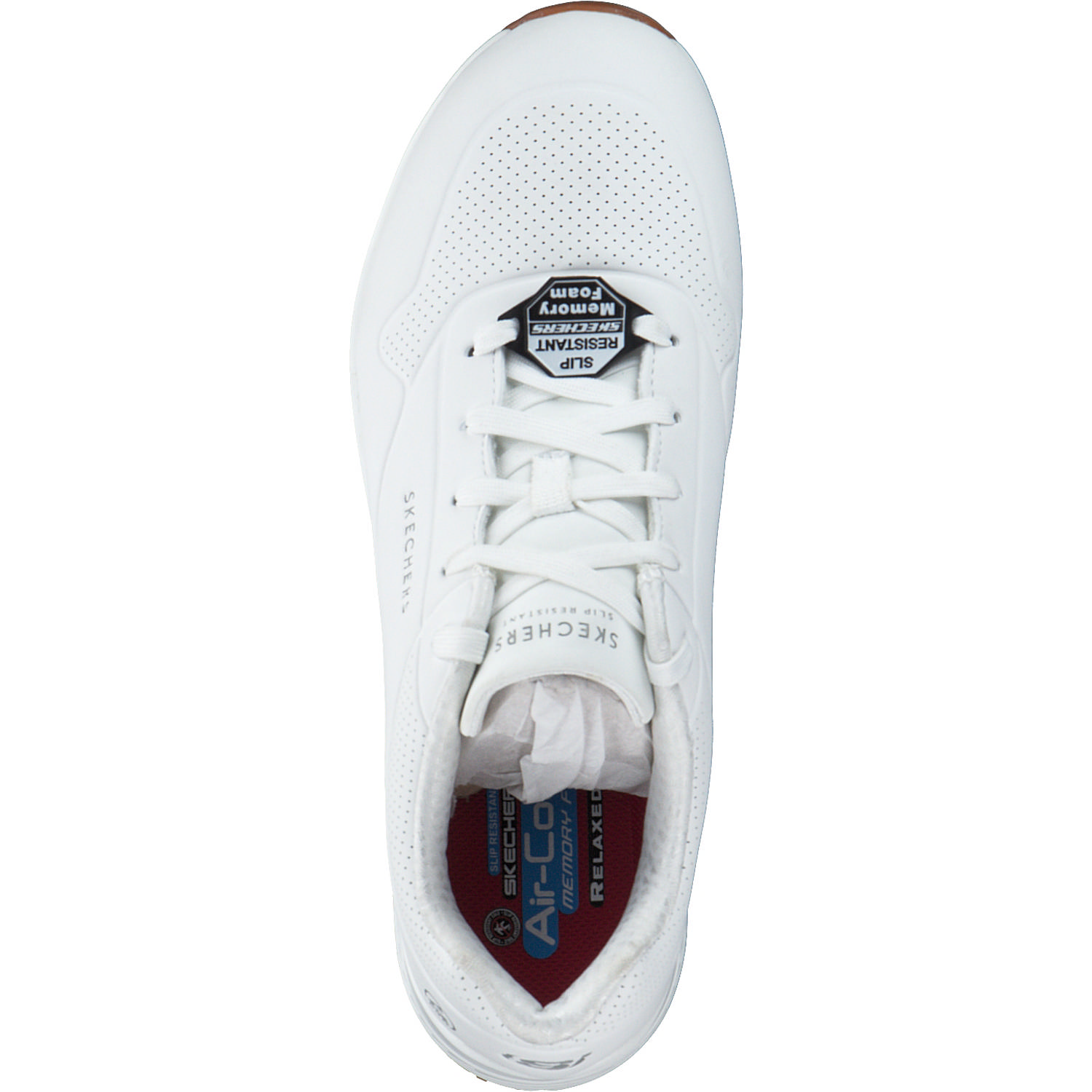Skechers 108021EC, Sneakers Low, Damen, WEIß