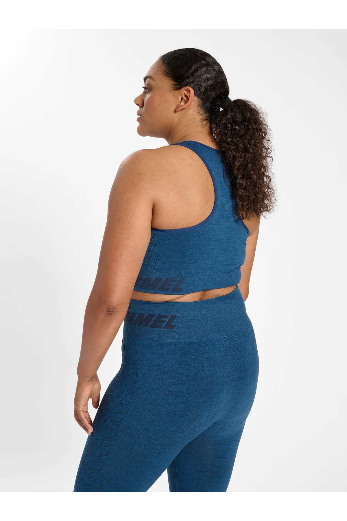 hummel  Sport-BH - Blau - Lizenzartikel
