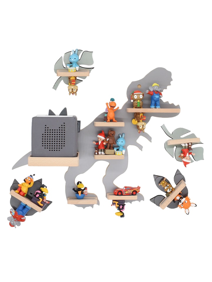 BOARTI Regal Dinosaurier Kinder Toniebox Tonies Figuren in Grau günstig kaufen onesize