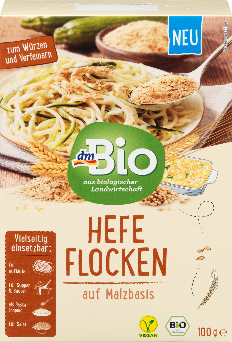 Hefeflocken auf Malzbasis, 100 g