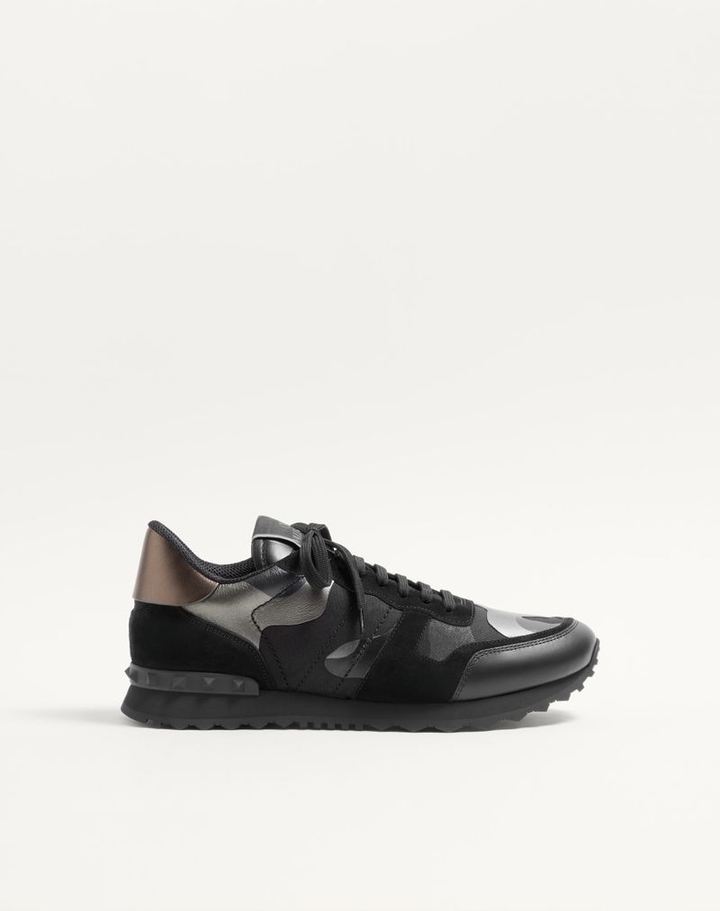 Baskets Rockrunner Camouflage Noir Laminé