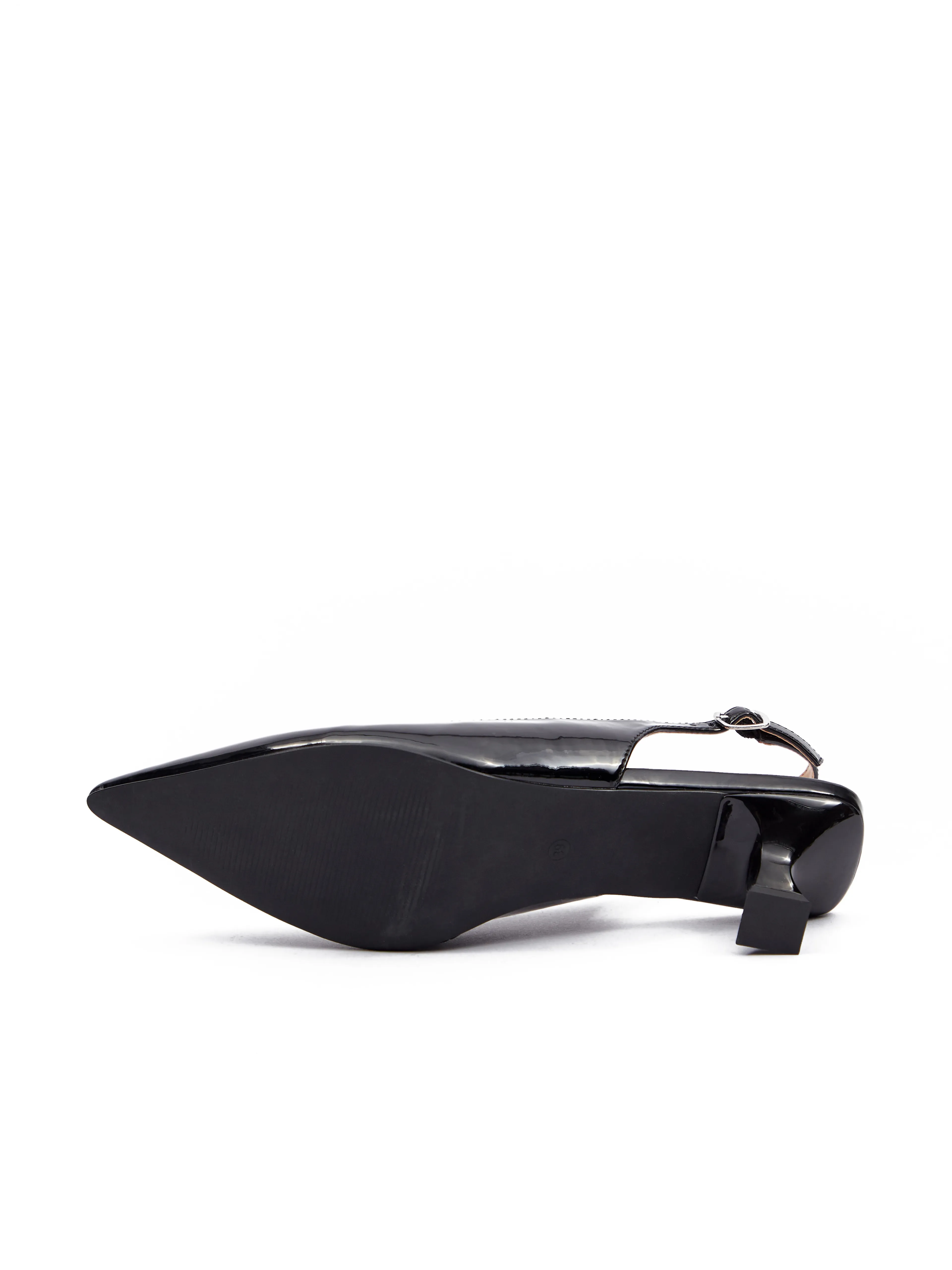 Schwarze Damen-Sandalen mit Absatz ORSAY
