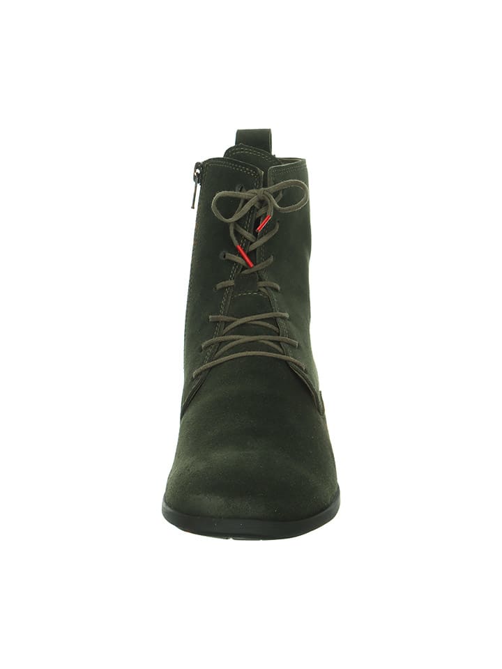 Think! Leder-Boots in Khaki günstig kaufen