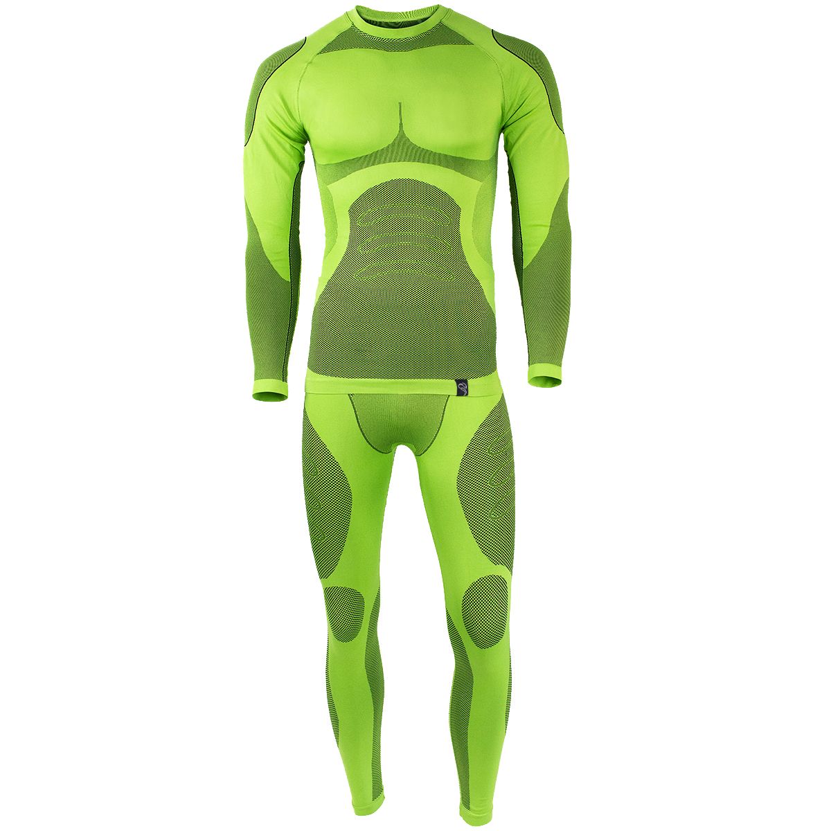 Black Snake Python Lime Herren Funktionsunterwäsche Set