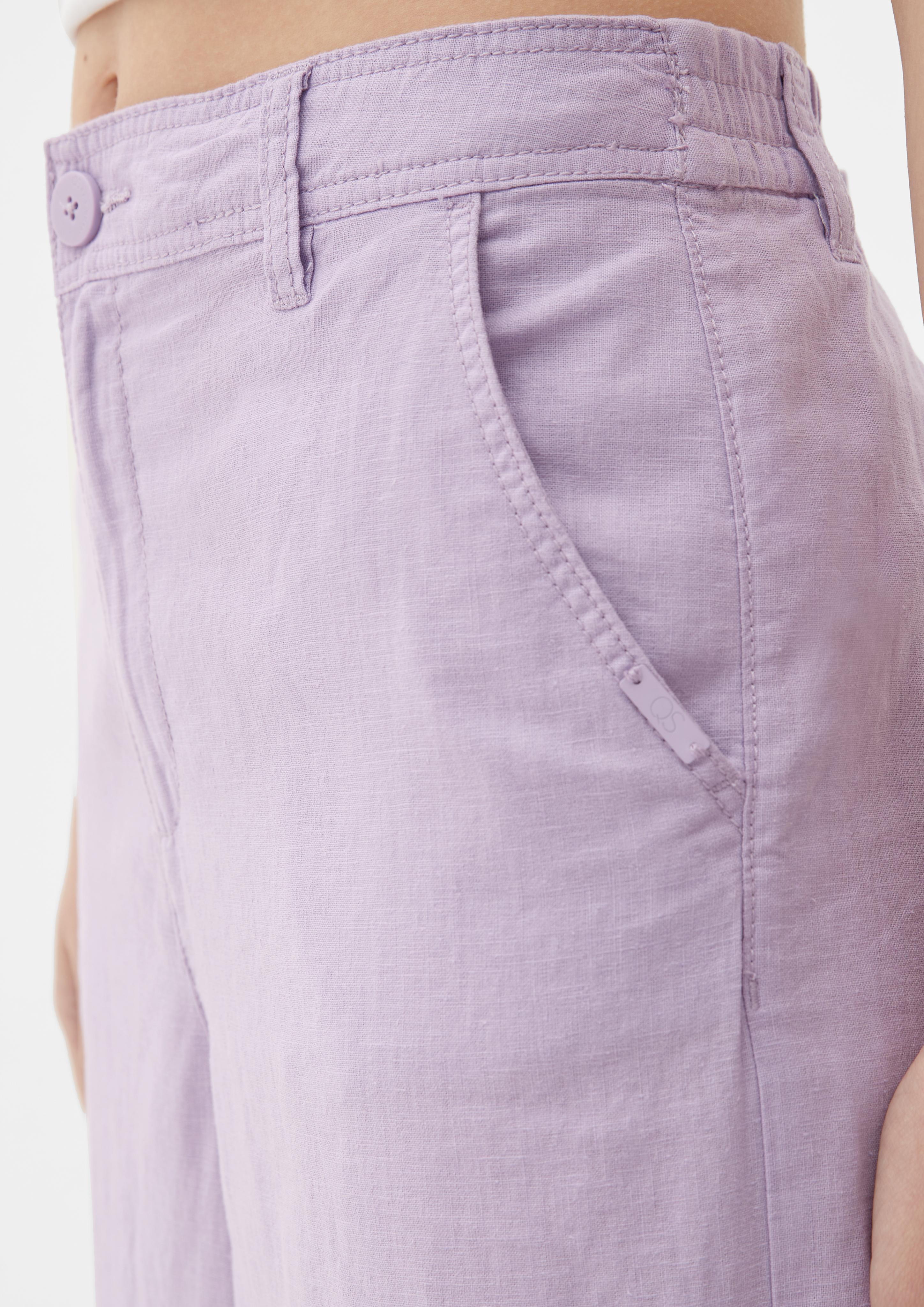 Regular: Culotte aus Leinenmix  2127625-4724