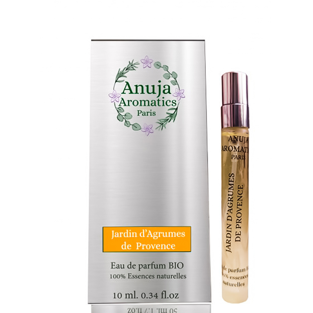anuja aromatics Jardin d'Agrumes de Provence Eau de Parfum Bio aux Essences 100 % Naturelles