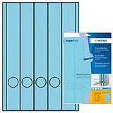 HERMA Ordneretiketten 5133 Blau 38 x 297 mm 20 Blatt à 5 Etiketten