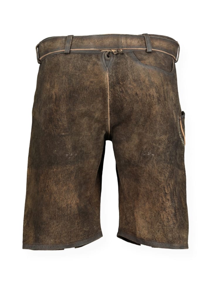 KRÜGER Lederhose in grau günstig kaufen