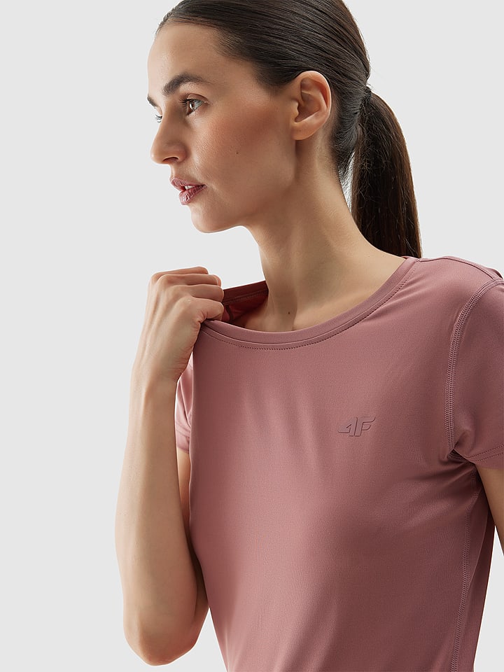4F Trainingsshirt in Rosa günstig kaufen
