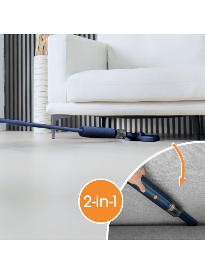 Livington flexibler Boden- & Handstaubsauger DuoDuster in Blau günstig kaufen onesize