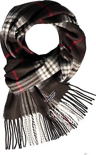 FRAAS Schmaler Cashmink-Schal mit FRAAS Plaid Karo - Made in Germany