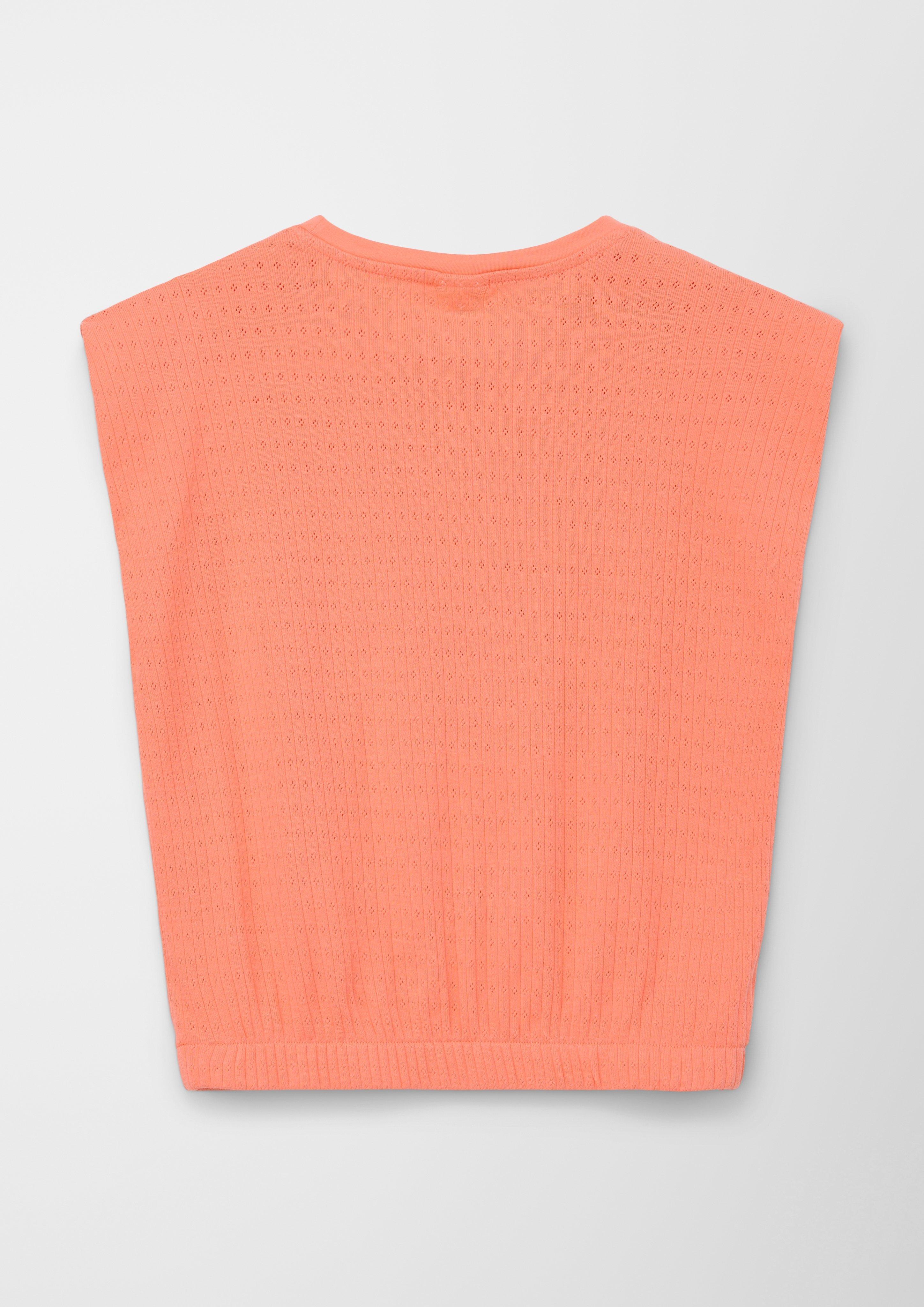 Strickshirt mit Ajourmuster  2128029-2034
